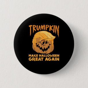 Trumpkin Make Halloween Great Again Funny Politica 6 Cm Round Badge