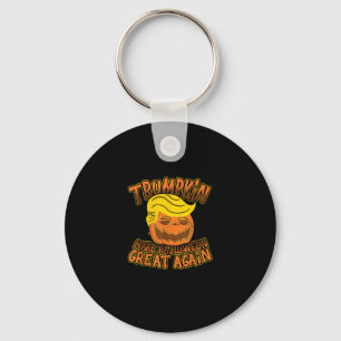 Trumpkin Make Halloween Great Again Funny Politics Key Ring