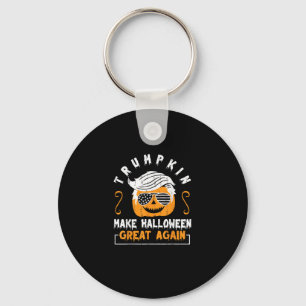 Trumpkin Make Halloween Great Again Funny Pumpkin  Key Ring