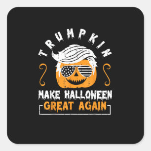Trumpkin Make Halloween Great Again Funny Pumpkin  Square Sticker