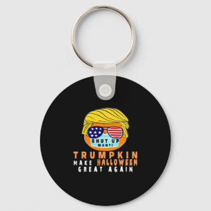 Trumpkin Make Halloween Great Again Funny Quaranti Key Ring
