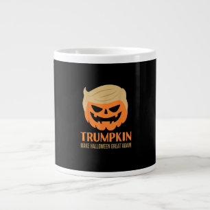 Trumpkin Make Halloween Great Again Funny Sarcasti Large Coffee Mug