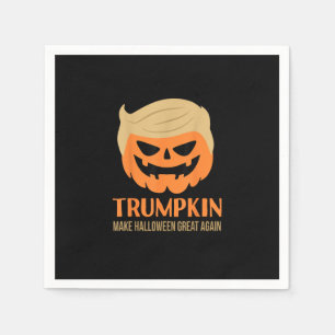 Trumpkin Make Halloween Great Again Funny Sarcasti Napkin