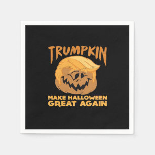 Trumpkin Make Halloween Great Again Halloween Desi Napkin