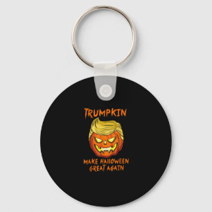 Trumpkin Make Halloween Great Again Jack O Lantern Key Ring