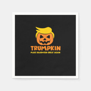 Trumpkin Make Halloween Great Again Jack O Lantern Napkin