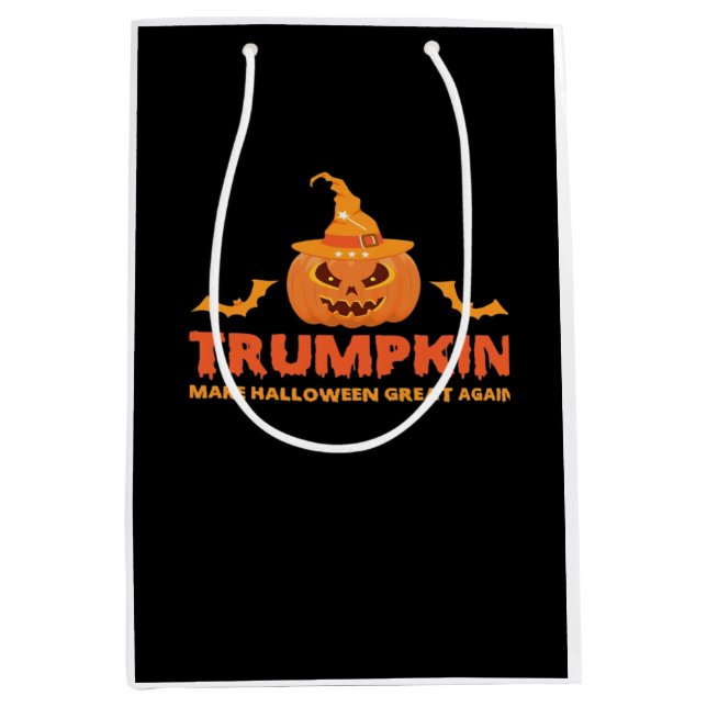 Trumpkin Make Halloween Great Again Medium Gift Bag (Front)