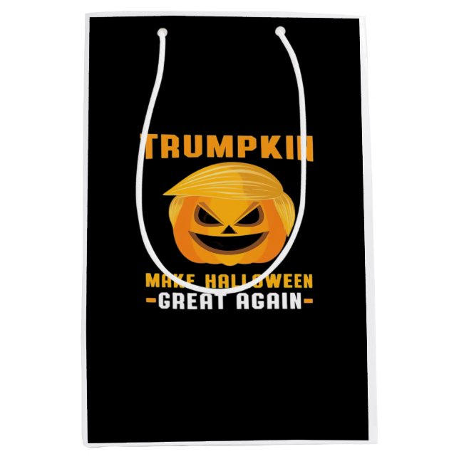 Trumpkin Make Halloween Great Again Medium Gift Bag (Front)