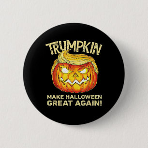 Trumpkin Make Halloween Great Again Men Funny Clas 6 Cm Round Badge