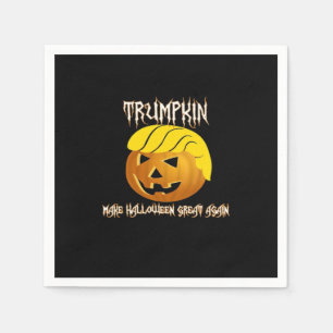 Trumpkin Make Halloween Great Again Napkin