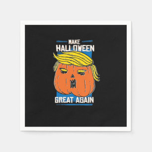 Trumpkin Make Halloween Great Again Napkin