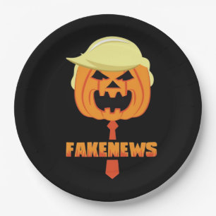 Trumpkin Make Halloween Great Again - News Classic Paper Plate
