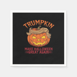 Trumpkin Make Halloween Great Again - Sarcastic Sa Napkin