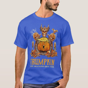 Trumpkin Make Halloween Great Again Skeleton Skull T-Shirt