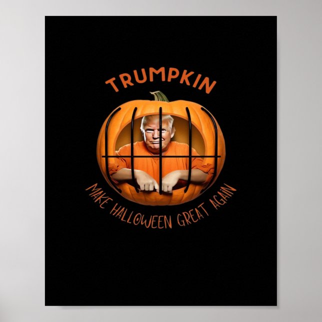 Trumpkin Make Halloween Great Again – Sloth Mask  Poster (Front)