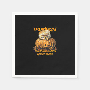 Trumpkin Make Halloween Great Again – Spooky Autum Napkin