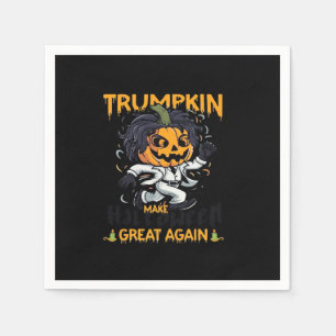 Trumpkin Make Halloween Great Again  Trumpkin Cost Napkin