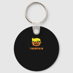 Trumpkin Make Halloween Great Again USA Flag Funny Key Ring