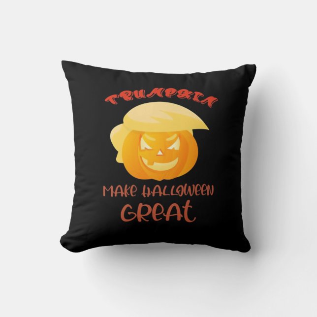 Trumpkin Make Halloween Great Classic Cushion (Front)