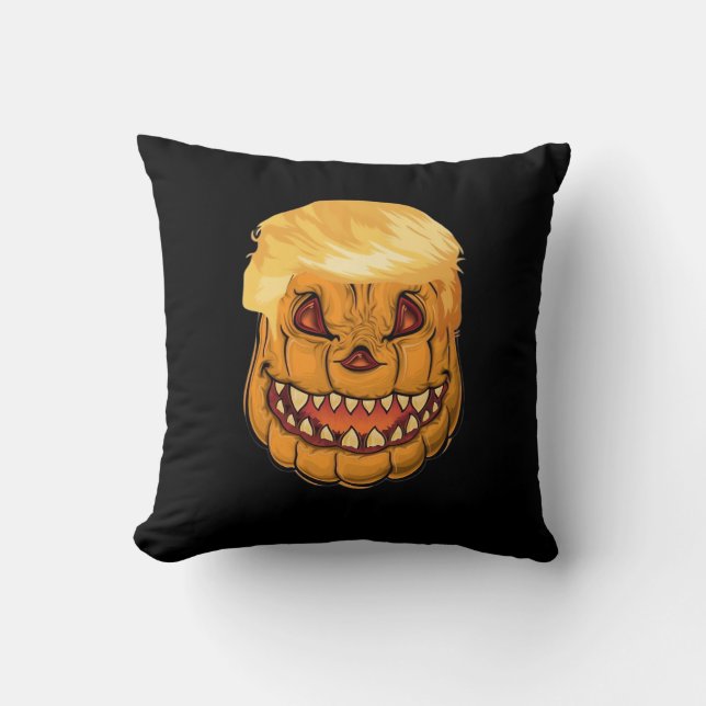 Trumpkin Make Halloween Horror Again Classic Cushion (Front)