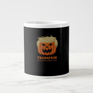 Trumpkin – Make Halloweens Great Again Funny Pumpk Large Coffee Mug