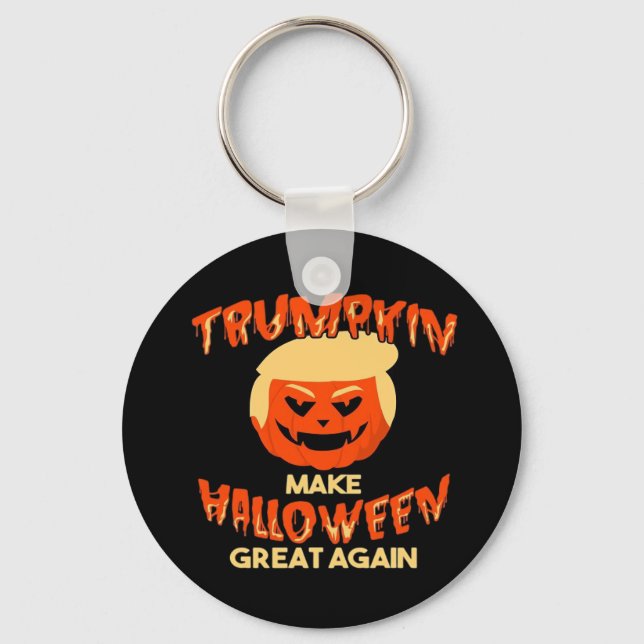 Trumpkin Make My Halloween Great Again Key Ring (Front)