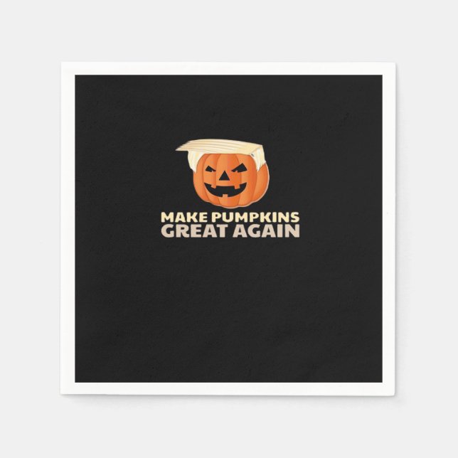 Trumpkin Make Pumpkins Great Again Classic Napkin (Front)