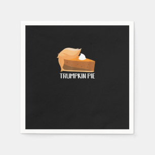 Trumpkin Pie Pumpkin Funny Thanksgiving Napkin