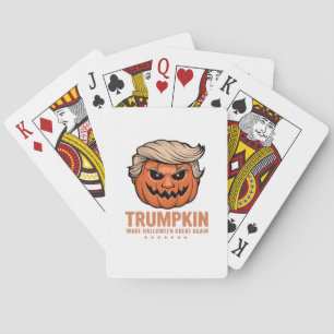 Trumpkin Pumpkin, Halloween Classic Playing Cards