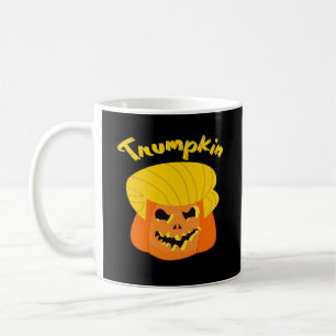 Trumpkin Pumpkin Halloween Design – Retro Slogan Coffee Mug