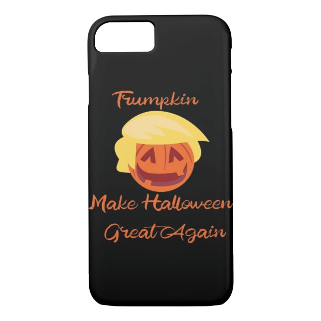 Trumpkin Pumpkin Halloween Design – Spooky Basic S Case-Mate iPhone Case (Back)