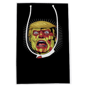 Trumpkin Retro Halloween   Medium Gift Bag