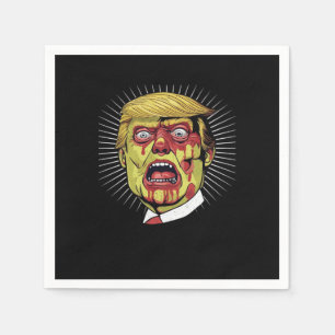 Trumpkin Retro Halloween   Napkin