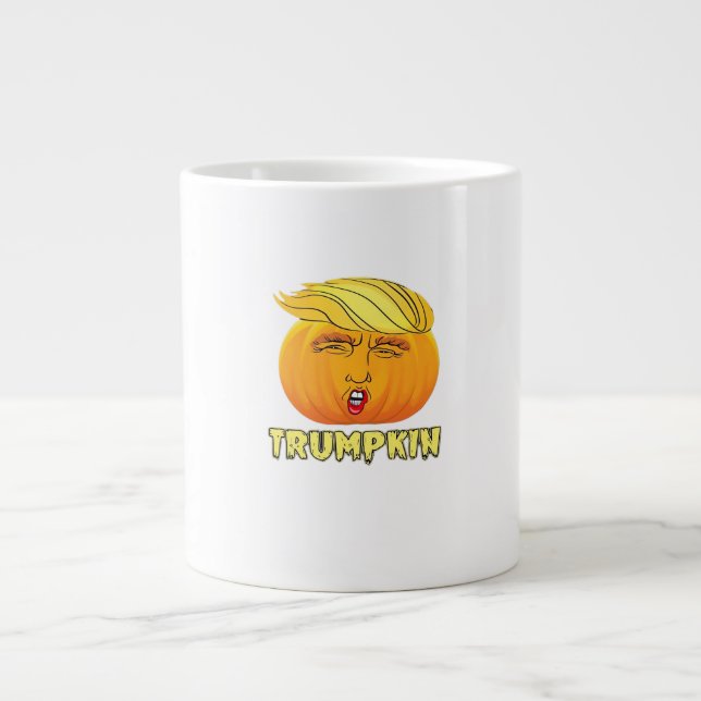 Trumpkin – Scary Good Pumpkin  Large Coffee Mug (Front)