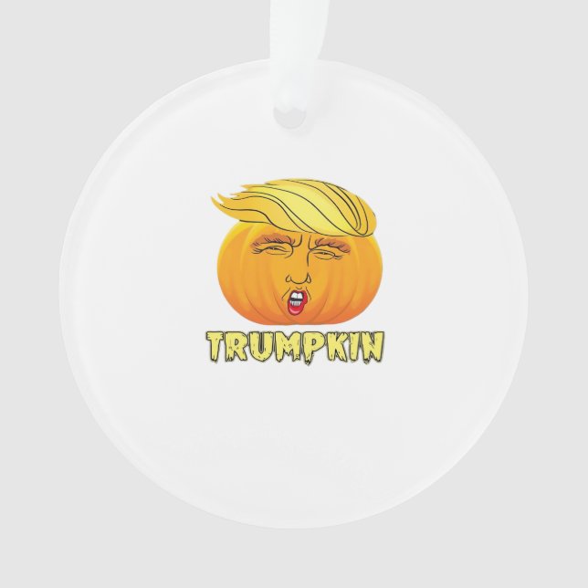 Trumpkin – Scary Good Pumpkin  Ornament (Front)