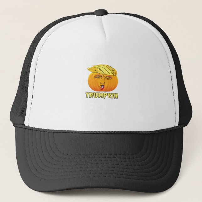 Trumpkin – Scary Good Pumpkin  Trucker Hat (Front)