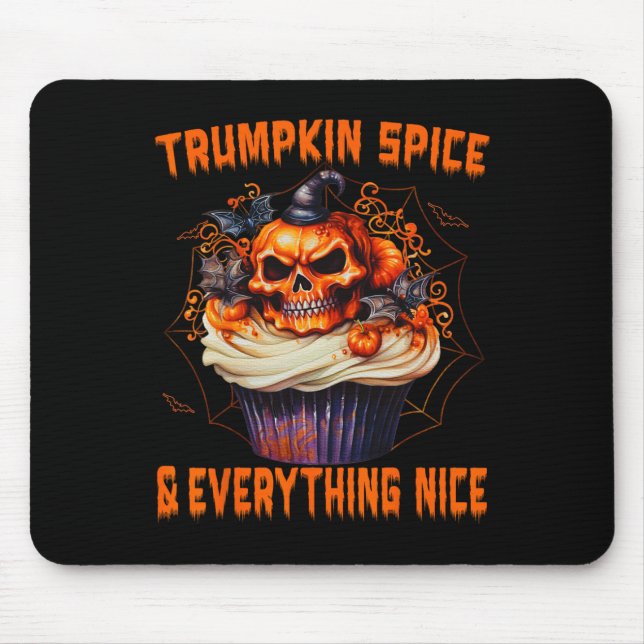 Trumpkin Spice And Everything Nice, Halloween Trum Mouse Pad (Front)