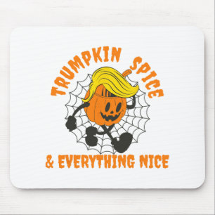 Trumpkin Spice And Everything Nice, Halloween Trum Mouse Pad