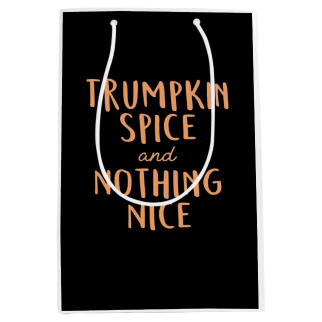Trumpkin Spice  Nice  Medium Gift Bag (Front)