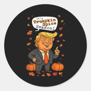 Trumpkin Spice Season Classic Classic Round Sticker