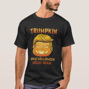 Trumpkin Trump Jack O Lantern Make Halloween Great T-Shirt