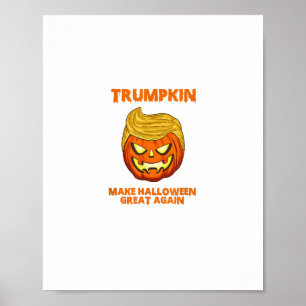 Trumpkin Usa Make Halloween Great Again Funn Poster