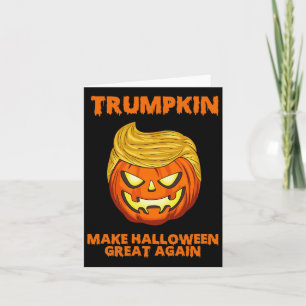 Trumpkin Usa Make Halloween Great Again Funny Card