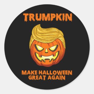 Trumpkin Usa Make Halloween Great Again Funny  Classic Round Sticker