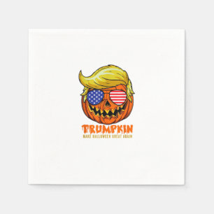 Trumpkin Usa Make Halloween Great Again Funny Napkin