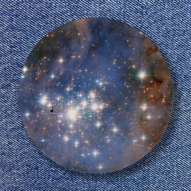 Trumpler 14 Space Photo 6 Cm Round Badge (Space Photo Blue Image)