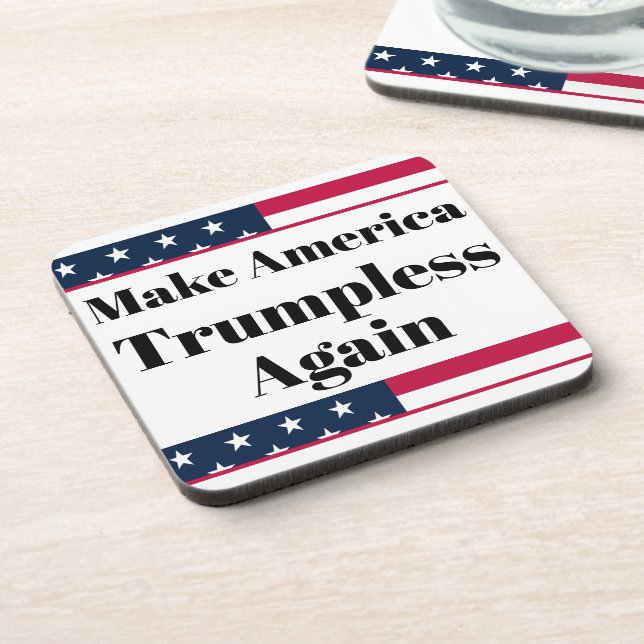 Trumpless Beverage Coaster (Left Side)