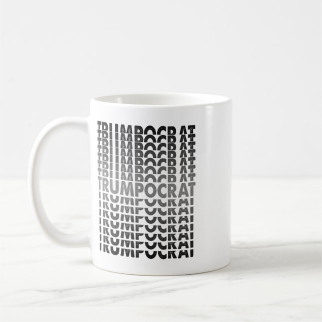 Trumpocrat Trump-ocrat  Coffee Mug (Left)