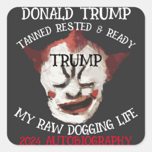 Trumps 2030 2031 Republican Party 2032 2033 2034 X Square Sticker