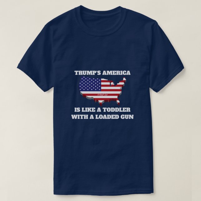 Trump's America (Toddler) - A MisterP Shirt (Design Front)
